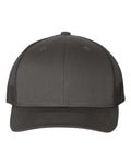 Yupoong 6606 Retro Trucker Cap - Charcoal/ Black - front