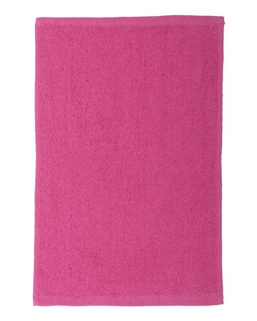 Q-Tees T18 Budget Rally Towel - Hot Pink - front