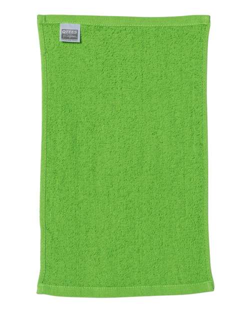 Q-Tees T18 Budget Rally Towel - Lime - back