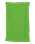Q-Tees T18 Budget Rally Towel - Lime - front