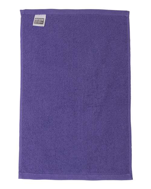 Q-Tees T18 Budget Rally Towel - Purple - back