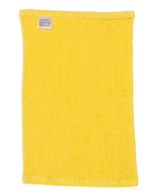 Q-Tees T18 Budget Rally Towel - Yellow - back