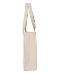 Q-Tees Q1000 12L Gussetted Shopping Bag - Natural - side