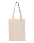 Q-Tees Q1000 12L Gussetted Shopping Bag - Natural - front