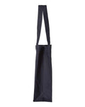Q-Tees Q1000 12L Gussetted Shopping Bag - Navy - side