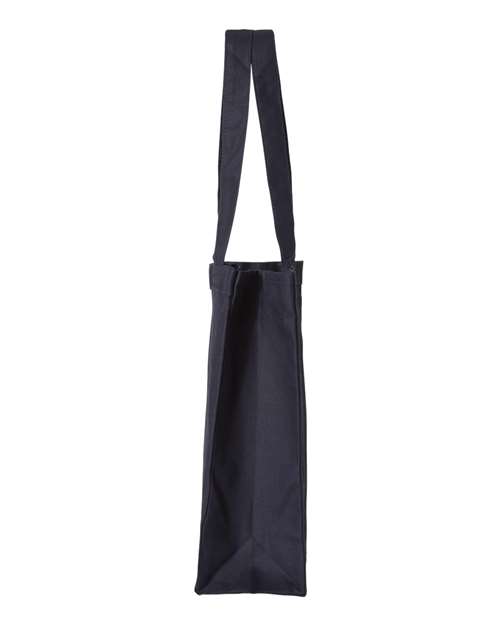 Q-Tees Q1000 12L Gussetted Shopping Bag - Navy - side