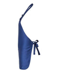 Q-Tees Q4250 Full-Length Apron with Pouch Pocket - Royal - side