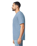 Gildan G640 Softstyle T-Shirt - Stone Blue - model side