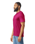 Gildan G640 Softstyle T-Shirt - Cardinal Red - model side