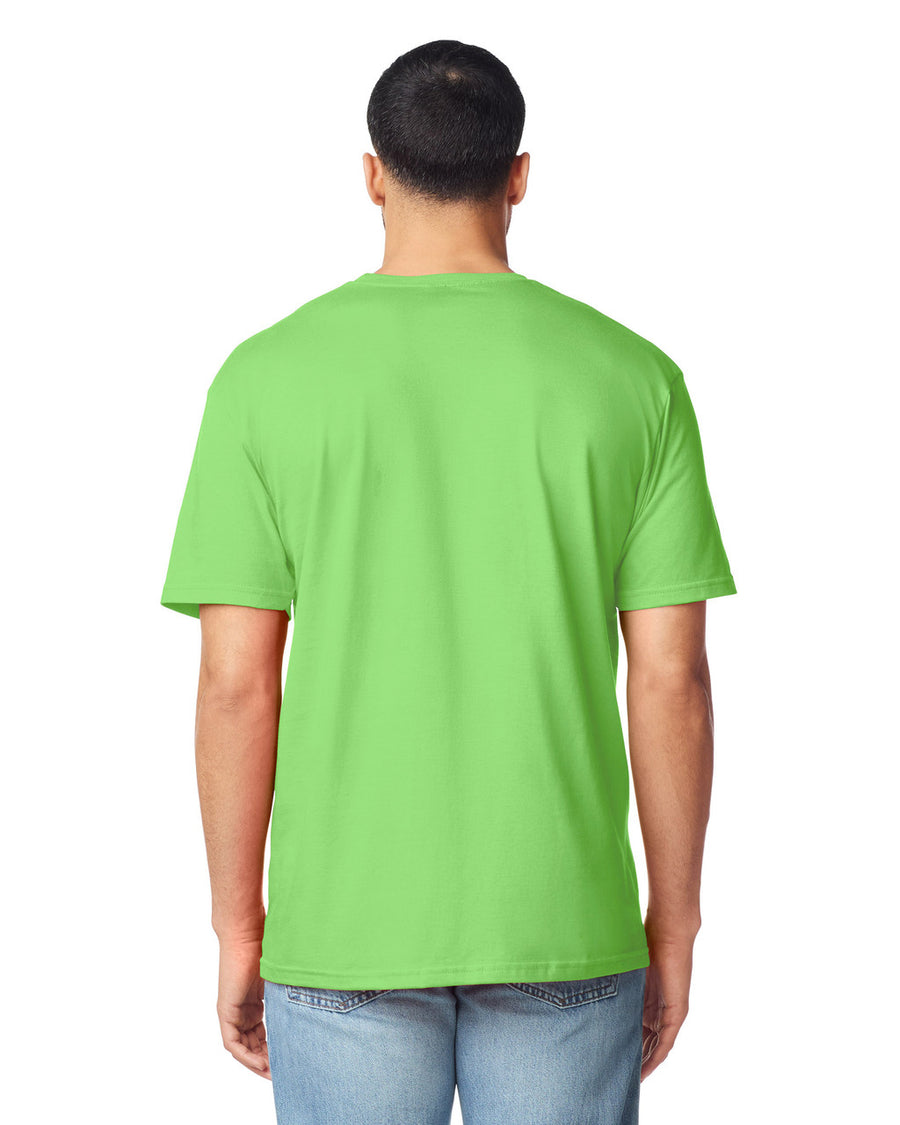 Gildan G640 Softstyle T-Shirt - Lime - model back