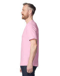 Gildan G640 Softstyle T-Shirt - Light Pink - model side