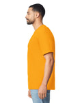 Gildan G640 Softstyle T-Shirt - Gold - model side