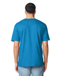 Gildan G640 Softstyle T-Shirt - Sapphire - model back