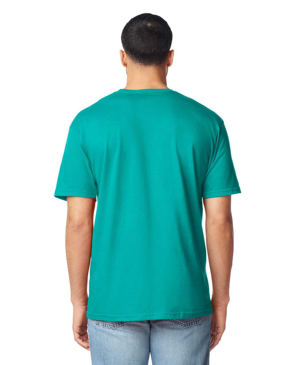 Gildan G640 Softstyle T-Shirt - Jade Dome - model back