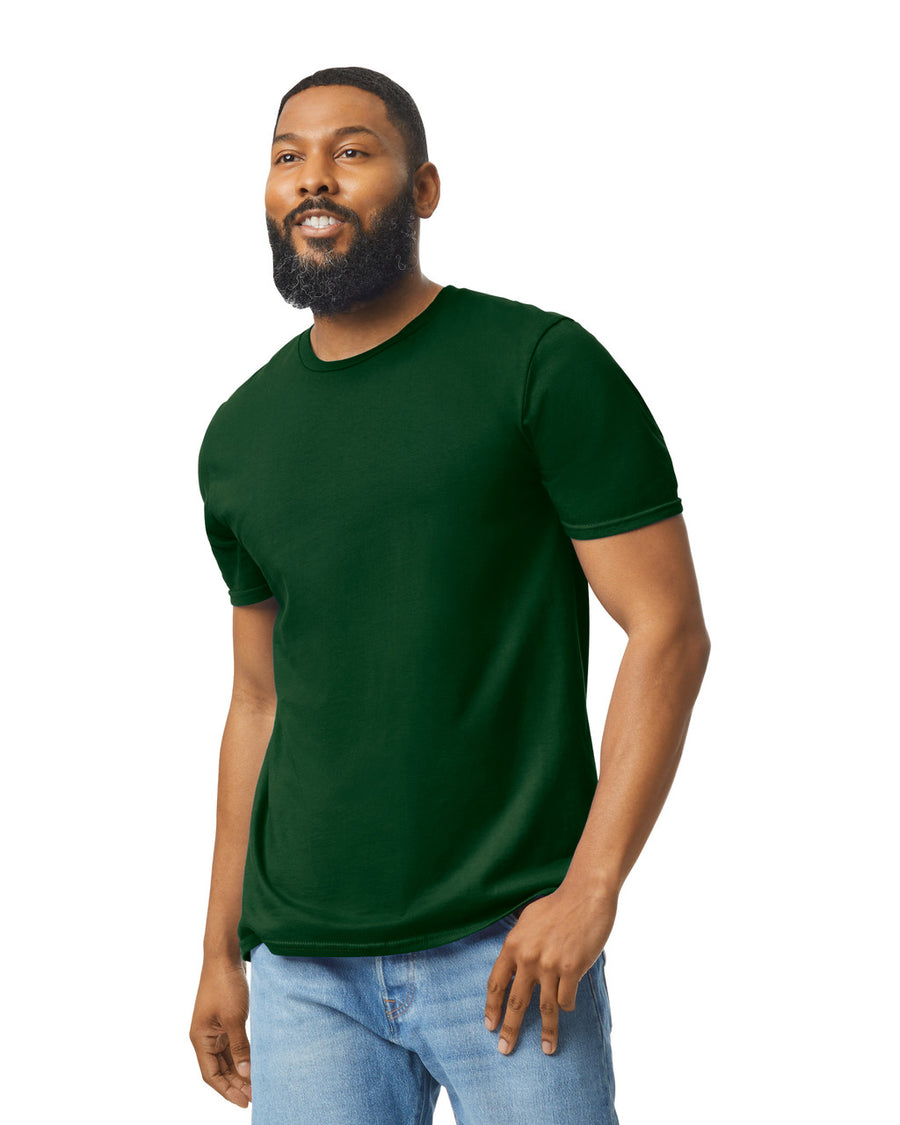 Gildan G640 Softstyle T-Shirt - Forest - model front
