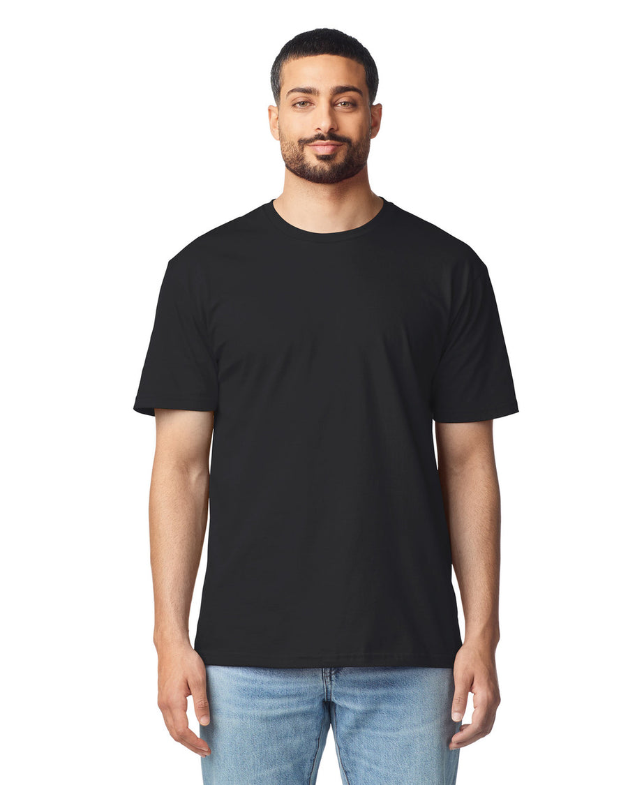 Gildan G640 Softstyle T-Shirt - Black - model front
