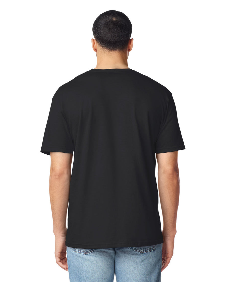 Gildan G640 Softstyle T-Shirt - Black - model back