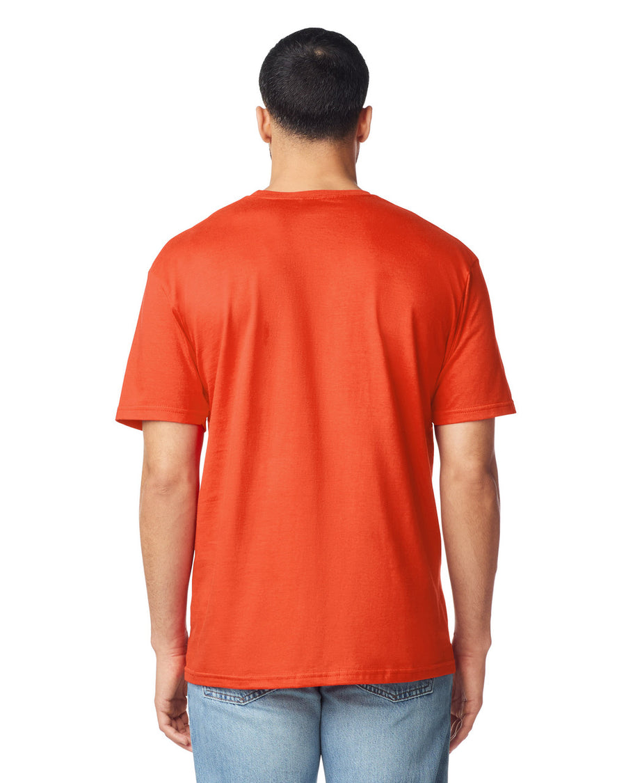 Gildan G640 Softstyle T-Shirt - Orange - model back