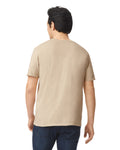 Gildan G640 Softstyle T-Shirt - Sand - model back