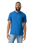 Gildan G640 Softstyle T-Shirt - Royal - model front