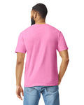 Gildan G640 Softstyle T-Shirt - Azalea - model back