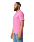 Gildan G640 Softstyle T-Shirt - Azalea - model side