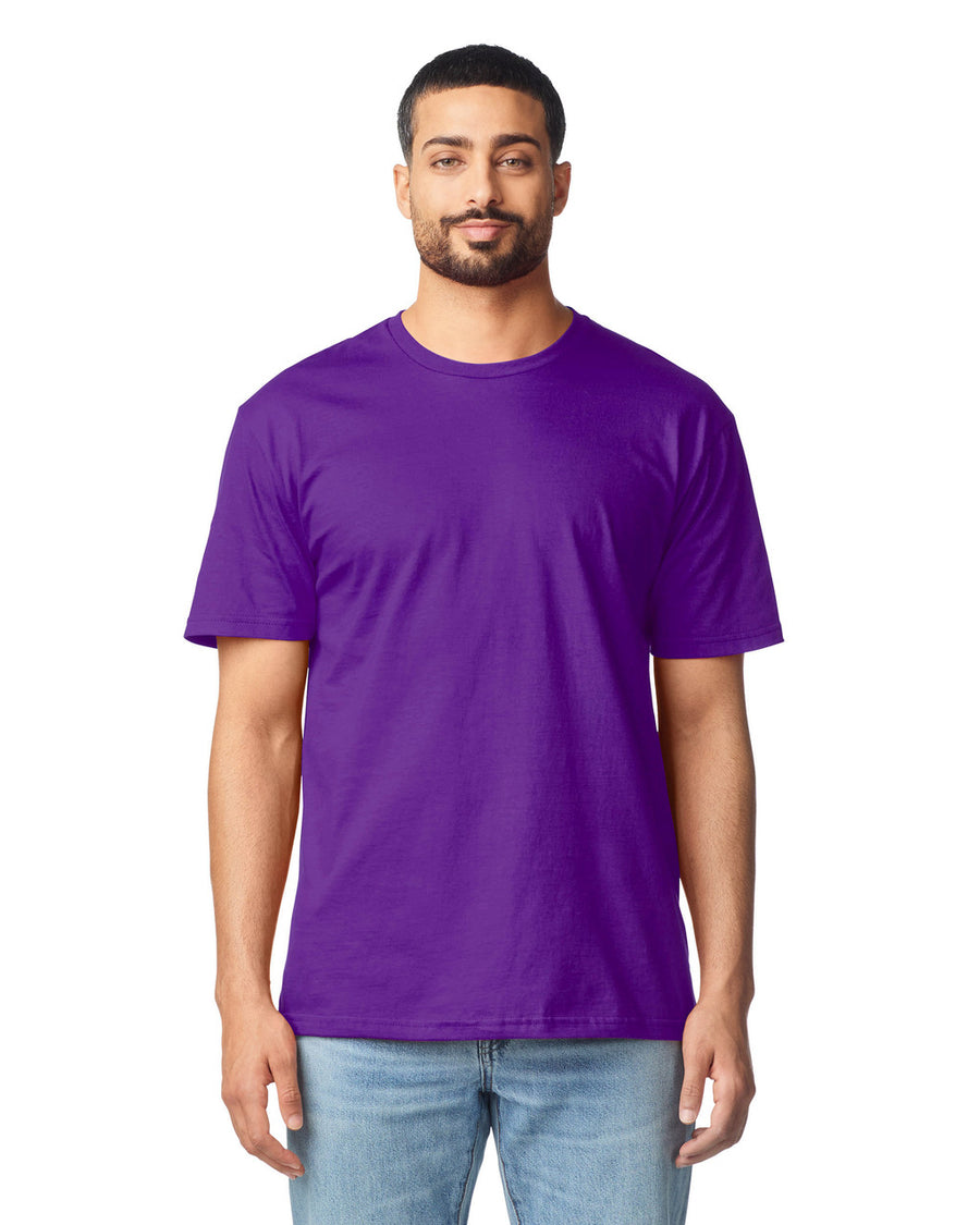 Gildan G640 Softstyle T-Shirt - Purple - model front