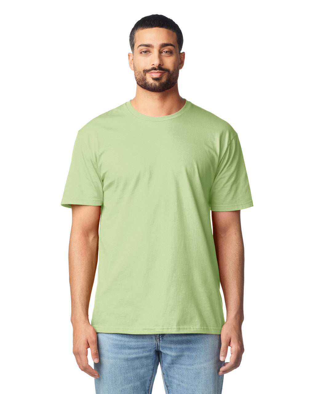 Gildan G640 Softstyle T-Shirt - Pistachio - model front