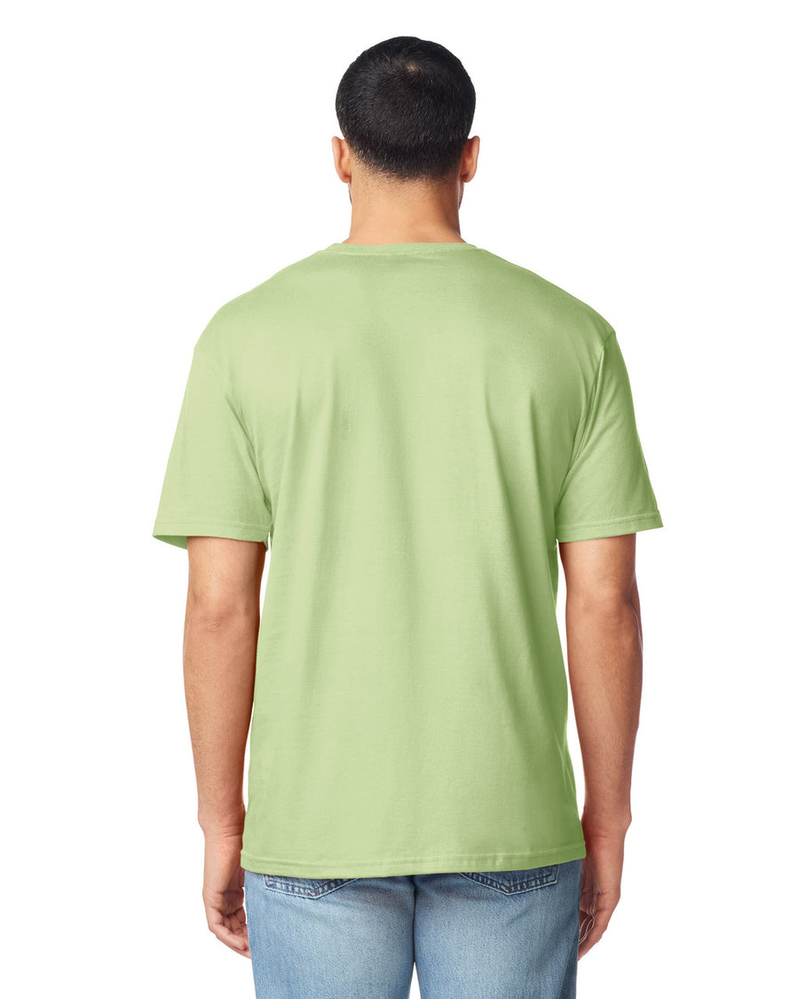 Gildan G640 Softstyle T-Shirt - Pistachio - model back