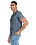 Gildan G640 Softstyle T-Shirt - Heather Indigo - model side