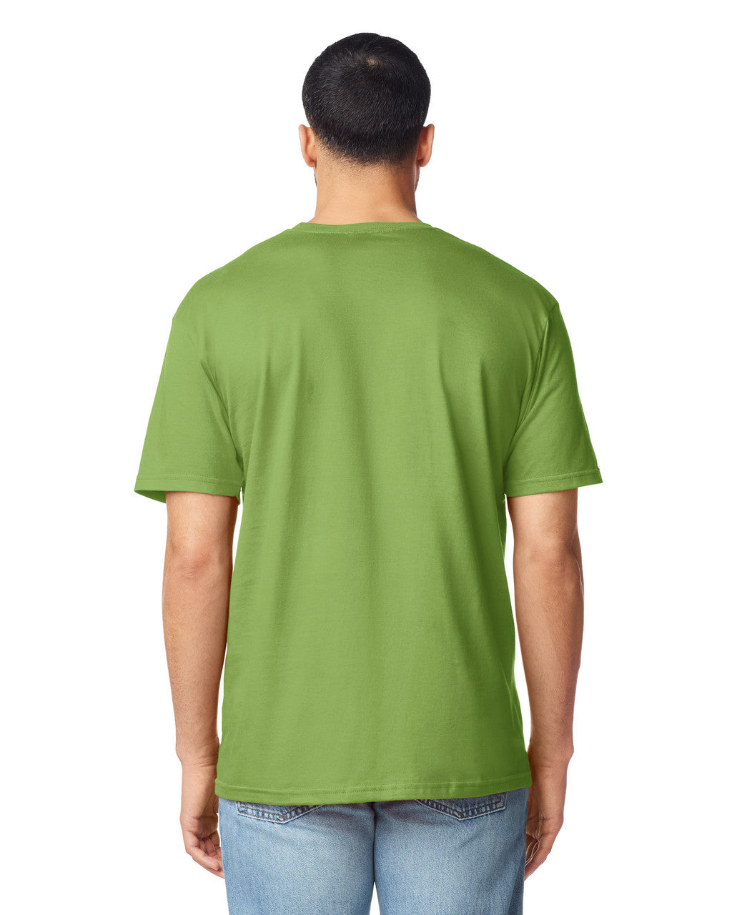 Gildan G640 Softstyle T-Shirt - Kiwi - model back