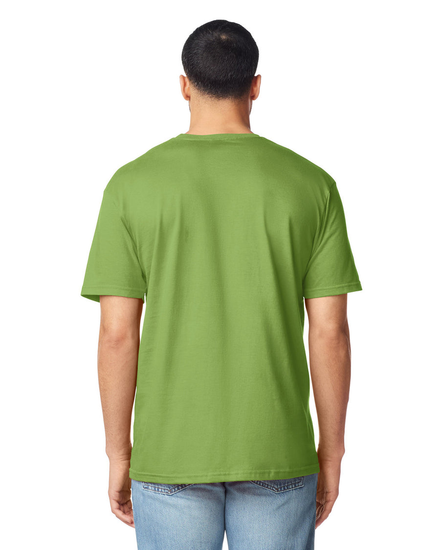Gildan G640 Softstyle T-Shirt - Kiwi - model back