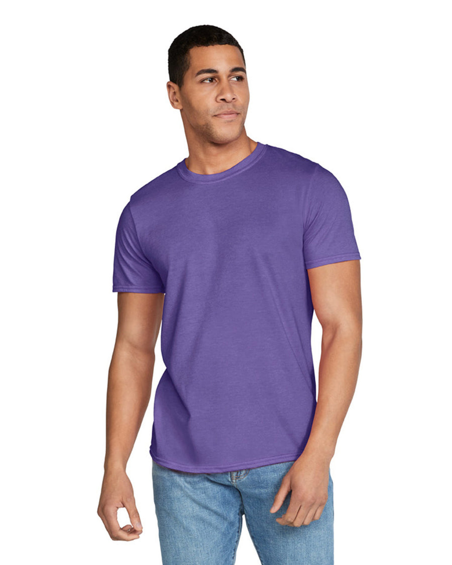 Gildan G640 Softstyle T-Shirt - Heather Purple - model front