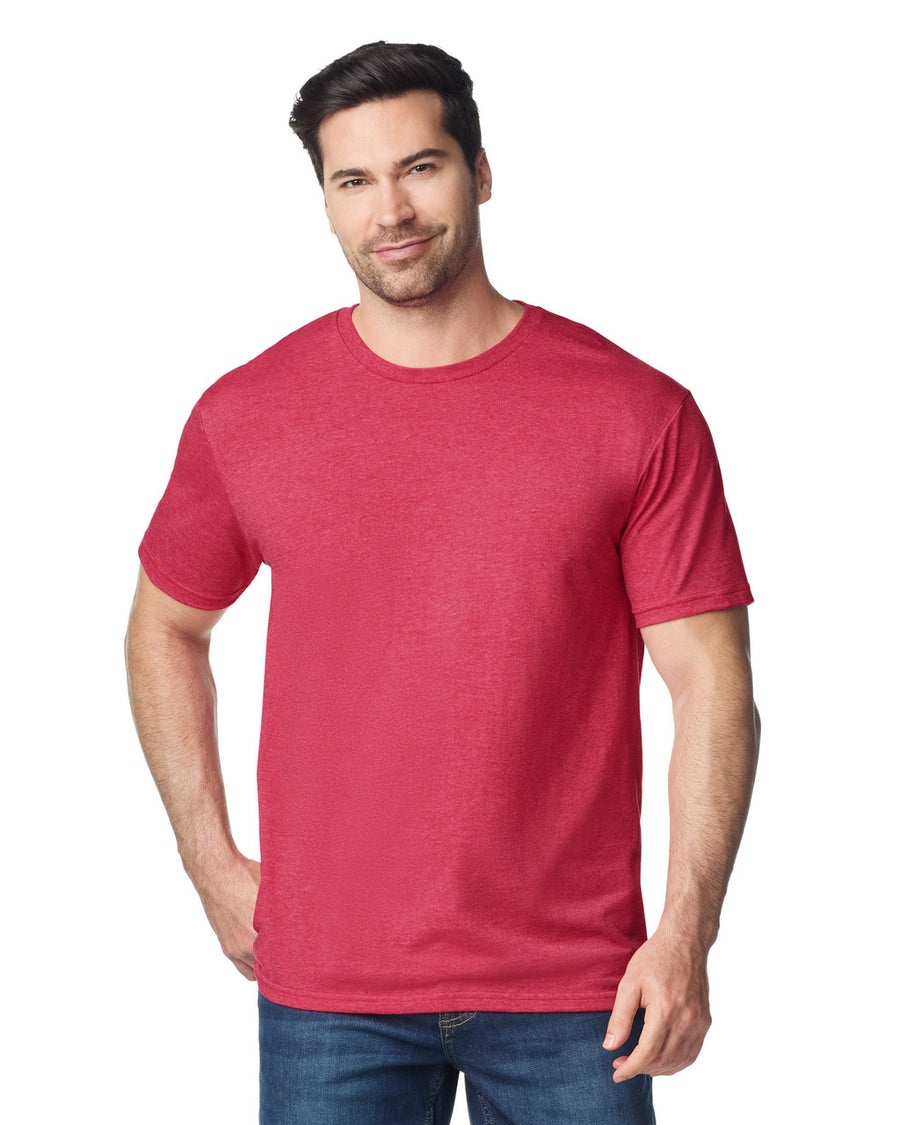 Gildan G640 Softstyle T-Shirt - Heather Red - model front