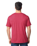 Gildan G640 Softstyle T-Shirt - Heather Red - model back