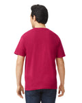 Gildan G640 Softstyle T-Shirt - Antique Cherry Red - model back