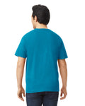 Gildan G640 Softstyle T-Shirt - Antique Sapphire - model back