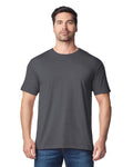 Gildan G640 Softstyle T-Shirt - Heather Dark Grey - model front
