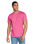 Gildan G640 Softstyle T-Shirt - Heather Heliconia - model front