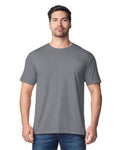 Gildan G640 Softstyle T-Shirt - Graphite Heather - model front