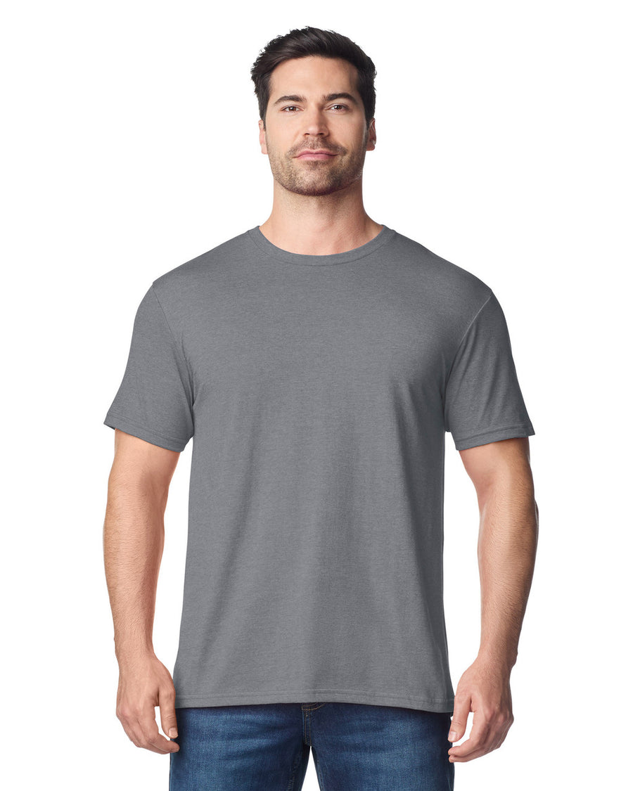 Gildan G640 Softstyle T-Shirt - Graphite Heather - model front