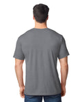 Gildan G640 Softstyle T-Shirt - Graphite Heather - model back