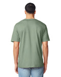 Gildan G640 Softstyle T-Shirt - Sage - model back