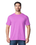 Gildan G640 Softstyle T-Shirt - Heather Radiant Orchid - model front