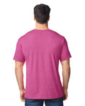 Gildan G640 Softstyle T-Shirt - Heather Berry - model back