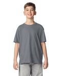 Gildan 64000B Youth Softstyle T-Shirt - Charcoal - model front