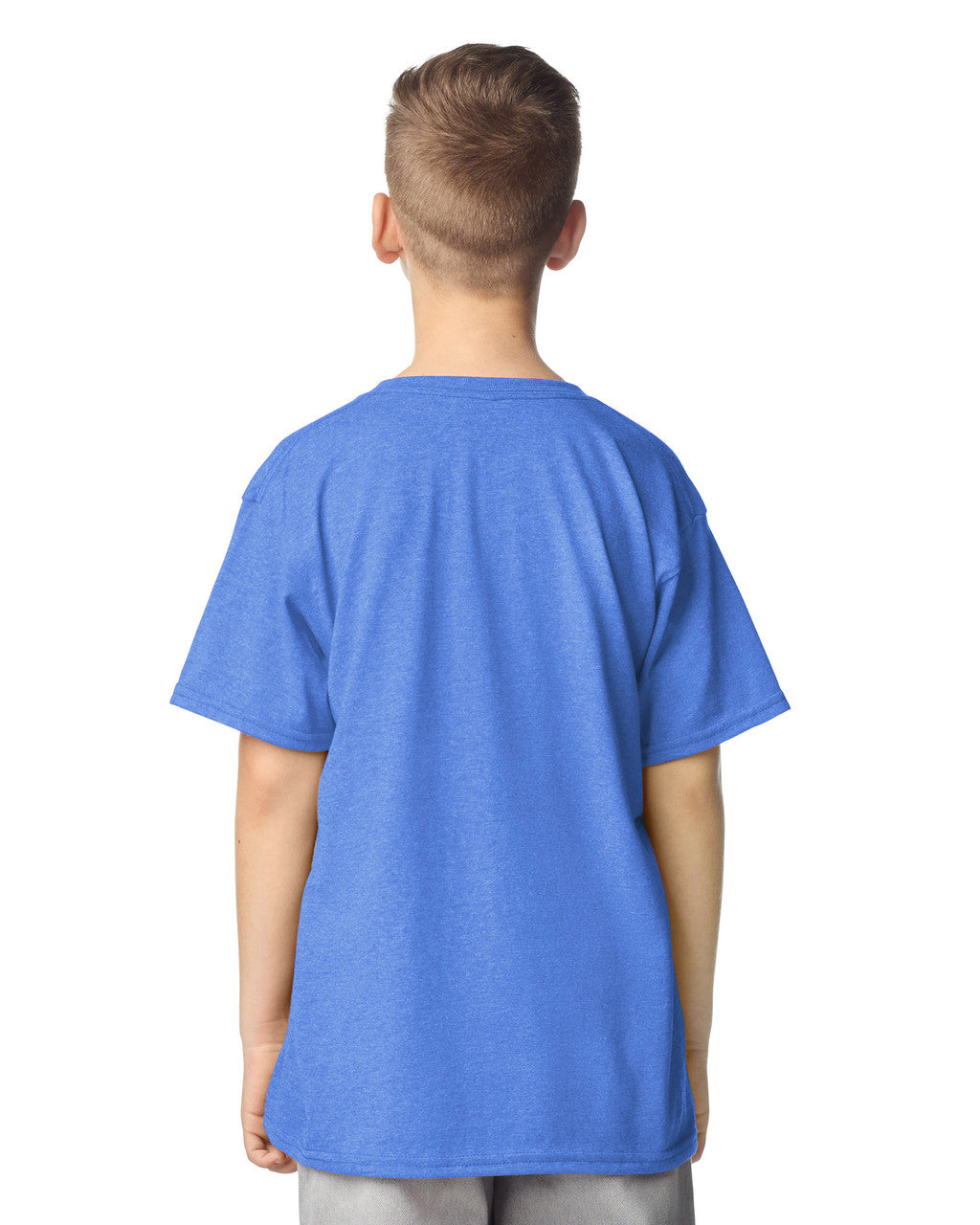 Gildan 64000B Youth Softstyle T-Shirt - Royal - model back