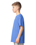 Gildan 64000B Youth Softstyle T-Shirt - Royal - model side
