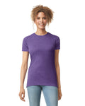 Gildan 64000L Women's Softstyle T-Shirt - Purple - model front