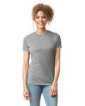 Gildan 64000L Women's Softstyle T-Shirt - Sport Grey - model front